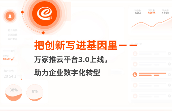 把創(chuàng)新寫進基因里-萬家推云平臺3.0上線，助力企業(yè)數(shù)字化轉(zhuǎn)型